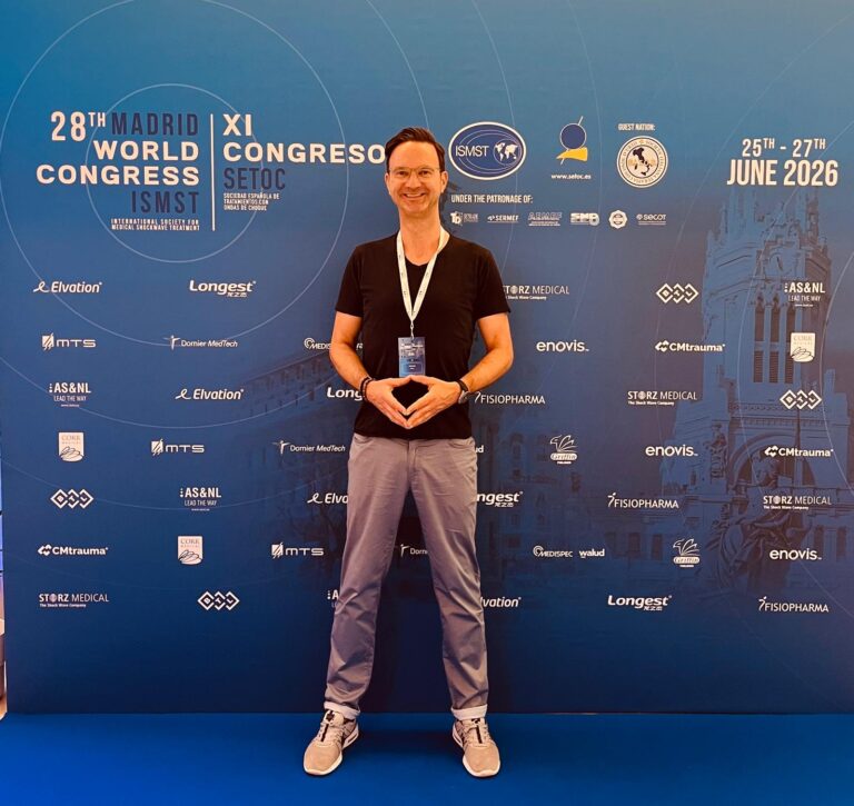 Dr. Pittl beim Stoßwellentherapie Weltkongress